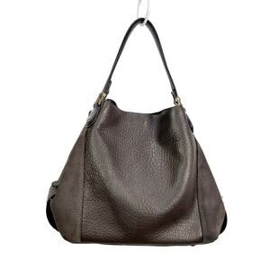 Coach Edie Shoulder Bag 42 Large Chestnut Brown Handbag 20334 Leather Purse